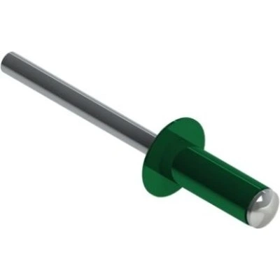 Заклепка Grand Line вытяжная 4,0х10 RAL 6005 (10х1000шт) алюм/сталь — 334398
