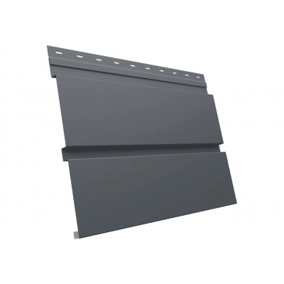 Софит металлический Квадро Брус в01 Grand Line без перфорации 0,5 GreenCoat Pural БТ матовый с пленкой RR 23 темно-серый (RAL 7024 мокрый асфальт) — 357501 Софит металлический Квадро Брус в01 Grand Line без перфорации 0,5 GreenCoat Pural БТ матовый с пленкой RR 23 темно-серый (RAL 7024 мокрый асфальт) — 357501