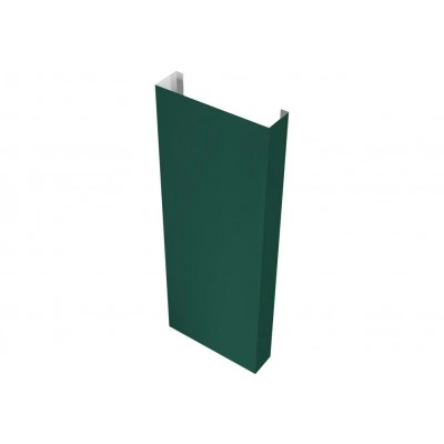 Декоративный полустолб Grand Line для профнастила С8,С10 0,5 Сатин RAL 6005 зеленый мох (3,0м) — 368322