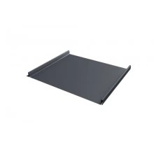 Кликфальц Grand Line Fin 0,5 PurLite Matt с пленкой на замках RAL 7024 мокрый асфальт