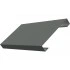 Ламель лицевая 125 забора жалюзи Техас Grand Line 0,45 ПЭ RAL 7005 мышино-серый — 373489 Ламель лицевая 125 забора жалюзи Техас Grand Line 0,45 ПЭ RAL 7005 мышино-серый — 373489