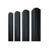 Штакетник Полукруглый Слим фигурный Grand Line 0,5 GreenCoat Pural БТ матовый RR2H3 (RAL 7016 антрацитово-серый) — 377135 Штакетник Полукруглый Слим фигурный Grand Line 0,5 GreenCoat Pural БТ матовый RR2H3 (RAL 7016 антрацитово-серый) — 377135