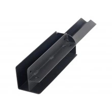 Элемент угловой металлический для грядки ДПК Grand Line 150мм венге