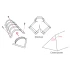 Y-образный тройник малого полукруглого конька Grand Line 0,5 Сатин матовый с пленкой RAL 3005 красное вино — 395903 Y-образный тройник малого полукруглого конька Grand Line 0,5 Сатин матовый с пленкой RAL 3005 красное вино — 395903