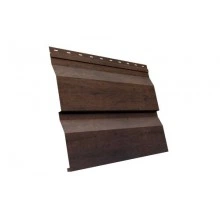 Сайдинг Grand Line Корабельная Доска XL 0,45 Print Premium с пленкой Antique Wood