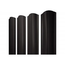 Штакетник Круглый фигурный Grand Line 0,5 Drap RR 32 темно-коричневый