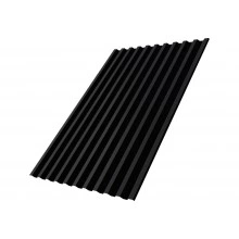 Профнастил С21R Grand Line 0,5 PurPro матовый RAL 9005 черный