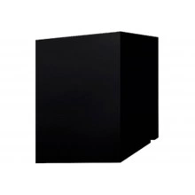 Скатный кожух для трубы Grand Line 330×470 мм, высоты 1330/1150 мм, 0,5 PurPro матовый RAL 9005 черный