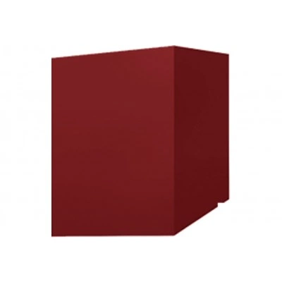 Скатный кожух для трубы Grand Line 260×780 мм, высоты 1100/1020 мм, 0,45 ПЭ RAL 3011 коричнево-красный — 461755