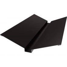 Планка ендовы верхней 115х30х115 Grand Line 0,45 Drap RR 32 темно-коричневый (3м)