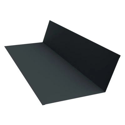 Планка примыкания 150х250 Grand Line 0,5 Сатин матовый RAL 7016 антрацитово-серый (3м) — 466435