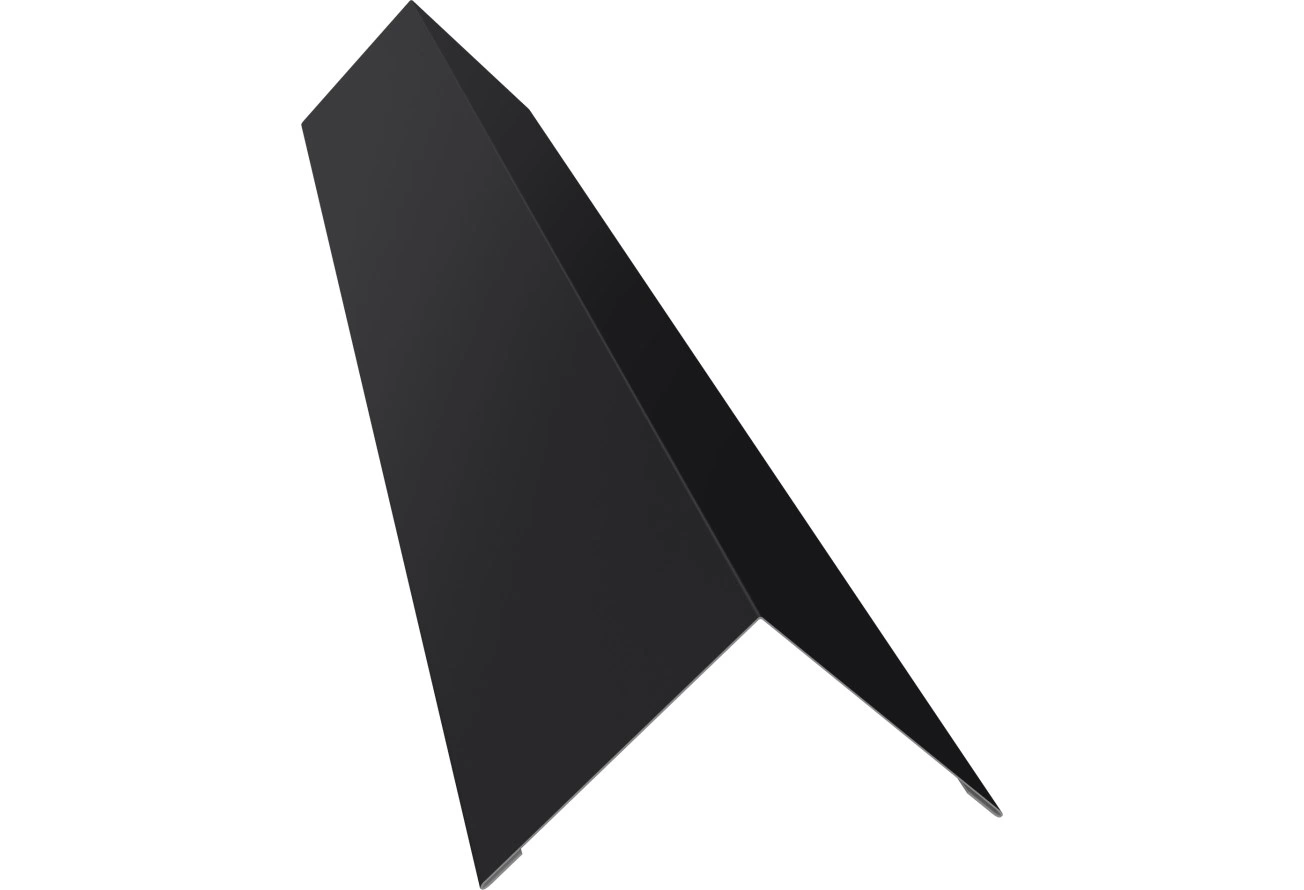 Угол внешний 110х110 Grand Line 0,5 Сатин с пленкой RAL 9005 черный (3м)