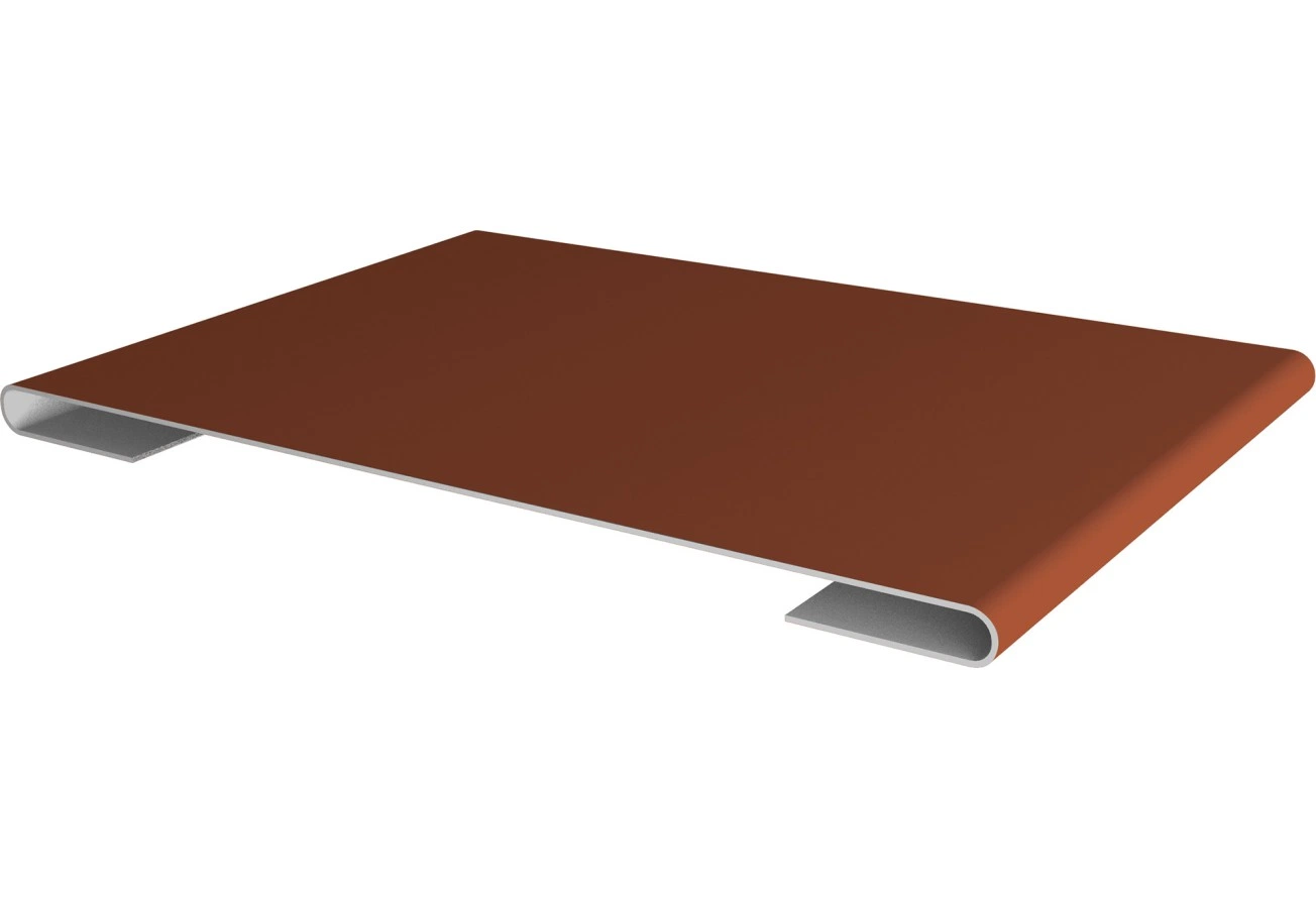 Планка стыковочная Grand Line 0,45 Drap RAL 8004 терракота (2м)