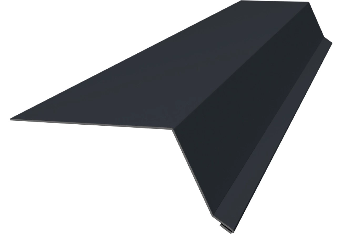Планка капельник 100х55 Grand Line 0,45 Drap RAL 7024 мокрый асфальт (2м)