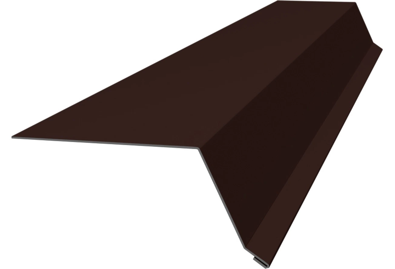 Планка капельник 100х55 Grand Line 0,45 Drap СТ RAL 8017 шоколад (2м)