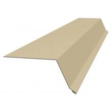 Планка капельник 100х55 Grand Line 0,45 ПЭ с пленкой RAL 1015 светлая слоновая кость (3м)