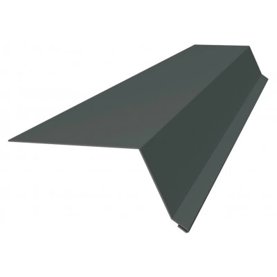 Планка капельник 100х55 Grand Line 0,45 ПЭ с пленкой RAL 7005 мышино-серый (2м) — 472289 Планка капельник 100х55 Grand Line 0,45 ПЭ с пленкой RAL 7005 мышино-серый (2м) — 472289