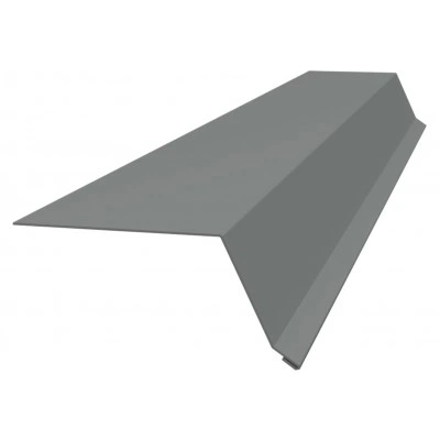 Планка капельник 100х55 Grand Line 0,45 ПЭ с пленкой RAL 9006 бело-алюминиевый (2м) — 472307 Планка капельник 100х55 Grand Line 0,45 ПЭ с пленкой RAL 9006 бело-алюминиевый (2м) — 472307
