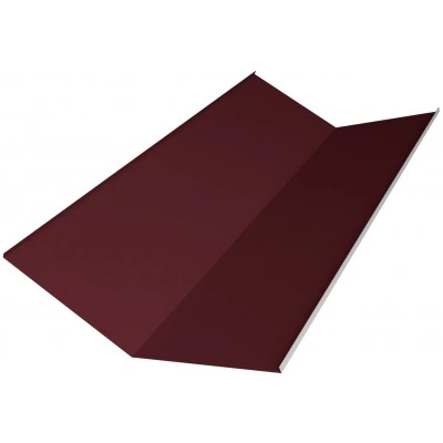 Планка ендовы нижней 300х300 Grand Line 0,45 Drap RAL 3005 красное вино (2м) — 473492 Планка ендовы нижней 300х300 Grand Line 0,45 Drap RAL 3005 красное вино (2м) — 473492