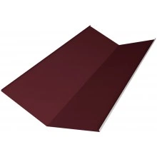 Планка ендовы нижней 300х300 Grand Line 0,45 Drap RAL 3005 красное вино (3м)