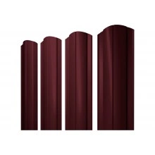 Штакетник Круглый фигурный Grand Line 0,45 Drap ТХ RAL 3005 красное вино