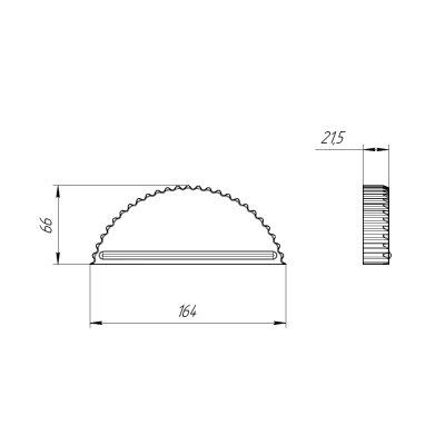 Малая торцевая заглушка конька Grand Line 0,45 Drap ТХ RAL 6005 зеленый мох — 480751 Малая торцевая заглушка конька Grand Line 0,45 Drap ТХ RAL 6005 зеленый мох — 480751
