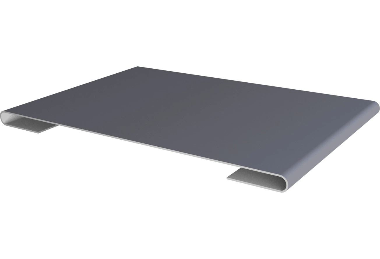 Планка стыковочная Grand Line 0,45 Drap ТХ RAL 7004 сигнальный серый (3м)