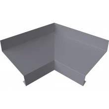 Угол отлива Grand Line внутренний 50 мм 0,45 Drap ТХ с пленкой RAL 7004 сигнальный серый