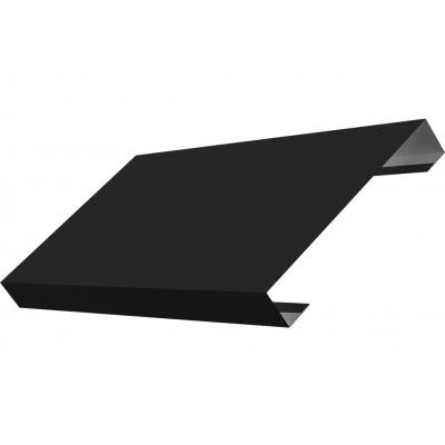 Ламель лицевая 125 забора жалюзи Техас Grand Line 0,45 Drap ТХ RAL 9005 черный — 485784 Ламель лицевая 125 забора жалюзи Техас Grand Line 0,45 Drap ТХ RAL 9005 черный — 485784