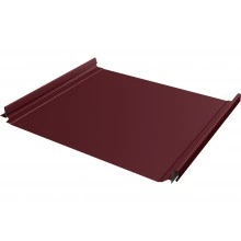 Кликфальц Про Grand Line 0,45 Drap с пленкой на замках RAL 3005 красное вино