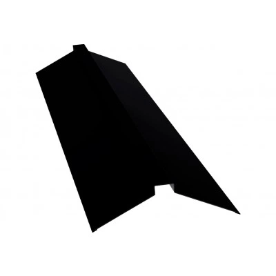 Планка плоского конька 150х40х150 Grand Line 0,45 Drap ТХ RAL 9005 черный (2м) — 487626 Планка плоского конька 150х40х150 Grand Line 0,45 Drap ТХ RAL 9005 черный (2м) — 487626
