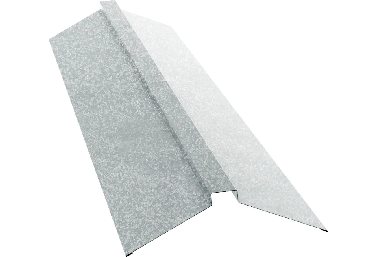 Планка плоского конька 150х40х150 Grand Line 0,5 Zn (3м)