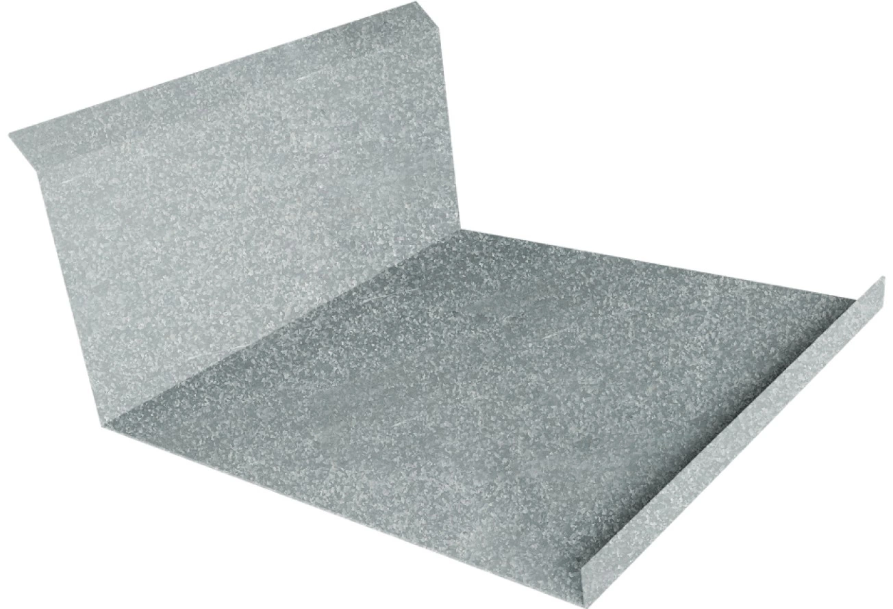 Планка примыкания нижняя 20х122х260х15 Grand Line 0,5 Zn (2м)