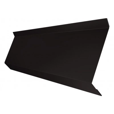 Планка примыкания в штробу 60 Grand Line 0,5 PurPro матовый RR 32 темно-коричневый (2м) — 492671