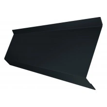 Планка примыкания в штробу 60 Grand Line 0,45 Drap СТ RAL 7016 антрацитово-серый (2м)
