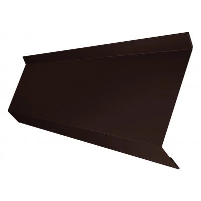 Планка примыкания в штробу 60 Grand Line 0,4 ПЭ с пленкой RAL 8017 шоколад (3м) — 492715 Планка примыкания в штробу 60 Grand Line 0,4 ПЭ с пленкой RAL 8017 шоколад (3м) — 492715