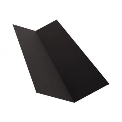Планка ендовы верхней 145х145 Grand Line 0,5 Сатин матовый RR 32 темно-коричневый (3м) — 493481 Планка ендовы верхней 145х145 Grand Line 0,5 Сатин матовый RR 32 темно-коричневый (3м) — 493481