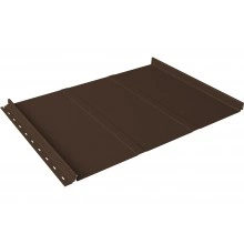 Кликфальц Лайн Grand Line 0,5 Сатин матовый с пленкой на замках RAL 8017 шоколад