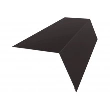 Карнизная планка широкая 100х85 Grand Line 0,45 Drap СТ RR 32 темно-коричневый (2м)