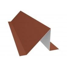 Планка снегозадержания Grand Line 0,45 ПЭ с пленкой RAL 8004 терракота (2м)