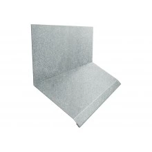 Планка примыкание верхнее к стене фальц 150х130х20 Grand Line 0,45 Zn (3м)