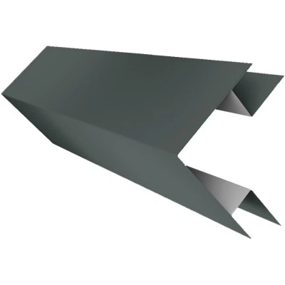 Планка угла внешнего сложного Блок-хаус новый Grand Line 0,45 ПЭ с пленкой RAL 7005 мышино-серый (3м) — 505937 Планка угла внешнего сложного Блок-хаус новый Grand Line 0,45 ПЭ с пленкой RAL 7005 мышино-серый (3м) — 505937