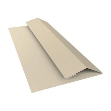 Планка финишная Блок-хаус новый Grand Line 0,45 Принт Элит Молочное дерево TwinColor (2м)