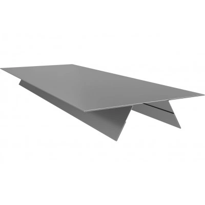 Планка стыковочная составная верхняя Экобрус Grand Line 0,5 Сатин с пленкой RAL 9006 бело-алюминиевый (3м) — 509772 Планка стыковочная составная верхняя Экобрус Grand Line 0,5 Сатин с пленкой RAL 9006 бело-алюминиевый (3м) — 509772