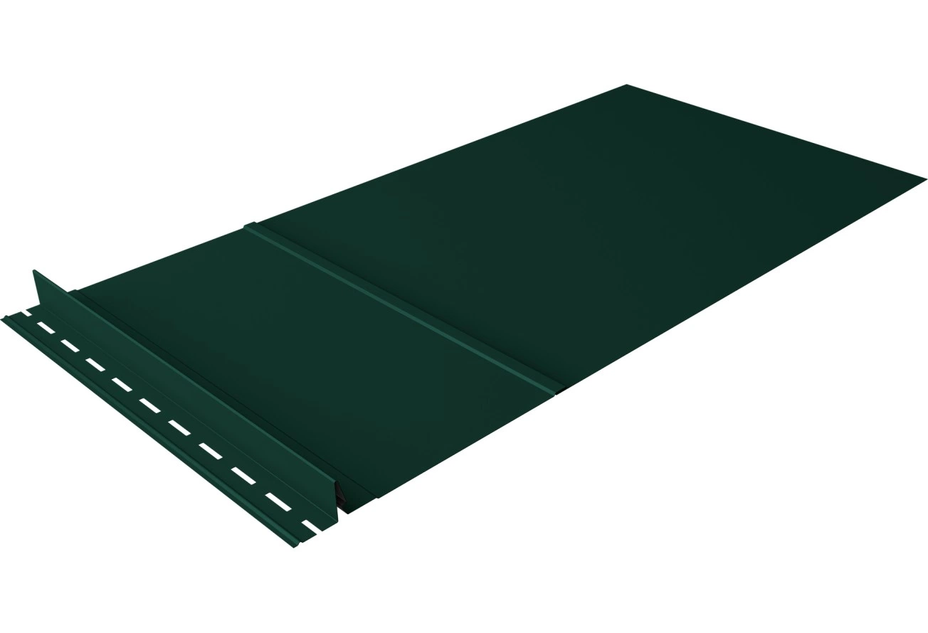Левый элемент обхода Кликфальц Про Grand Line 0,45 Drap ТХ RAL 6005 зеленый мох