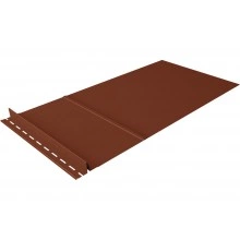 Левый элемент обхода Кликфальц Про Grand Line 0,45 Drap RAL 8004 терракота