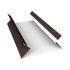 Планка угла внутреннего составная верхняя Экобрус Grand Line 0,45 Drap ТХ RAL 8017 шоколад (2м) — 512335 Планка угла внутреннего составная верхняя Экобрус Grand Line 0,45 Drap ТХ RAL 8017 шоколад (2м) — 512335