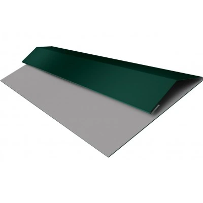Планка стартово-финишная Экобрус, Экобрус новый Grand Line 0,45 ПЭ с пленкой RAL 6005 зеленый мох (2м) — 512726