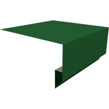 Планка околооконная сложная 200х75х18 (j-фаска) Grand Line 0,45 ПЭ с пленкой RAL 6002 лиственно-зеленый (3м)