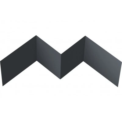 Угол внутренний фибросайдинга Grand Line 0,5 Сатин с пленкой RAL 7024 мокрый асфальт (3м) — 520493 Угол внутренний фибросайдинга Grand Line 0,5 Сатин с пленкой RAL 7024 мокрый асфальт (3м) — 520493
